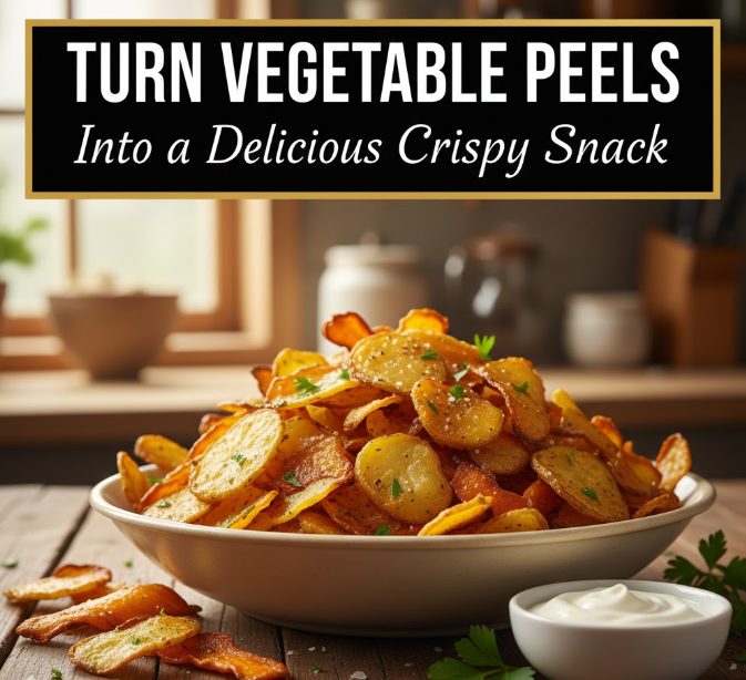 Turn Vegetable Peels Into a Delicious Crispy Snack